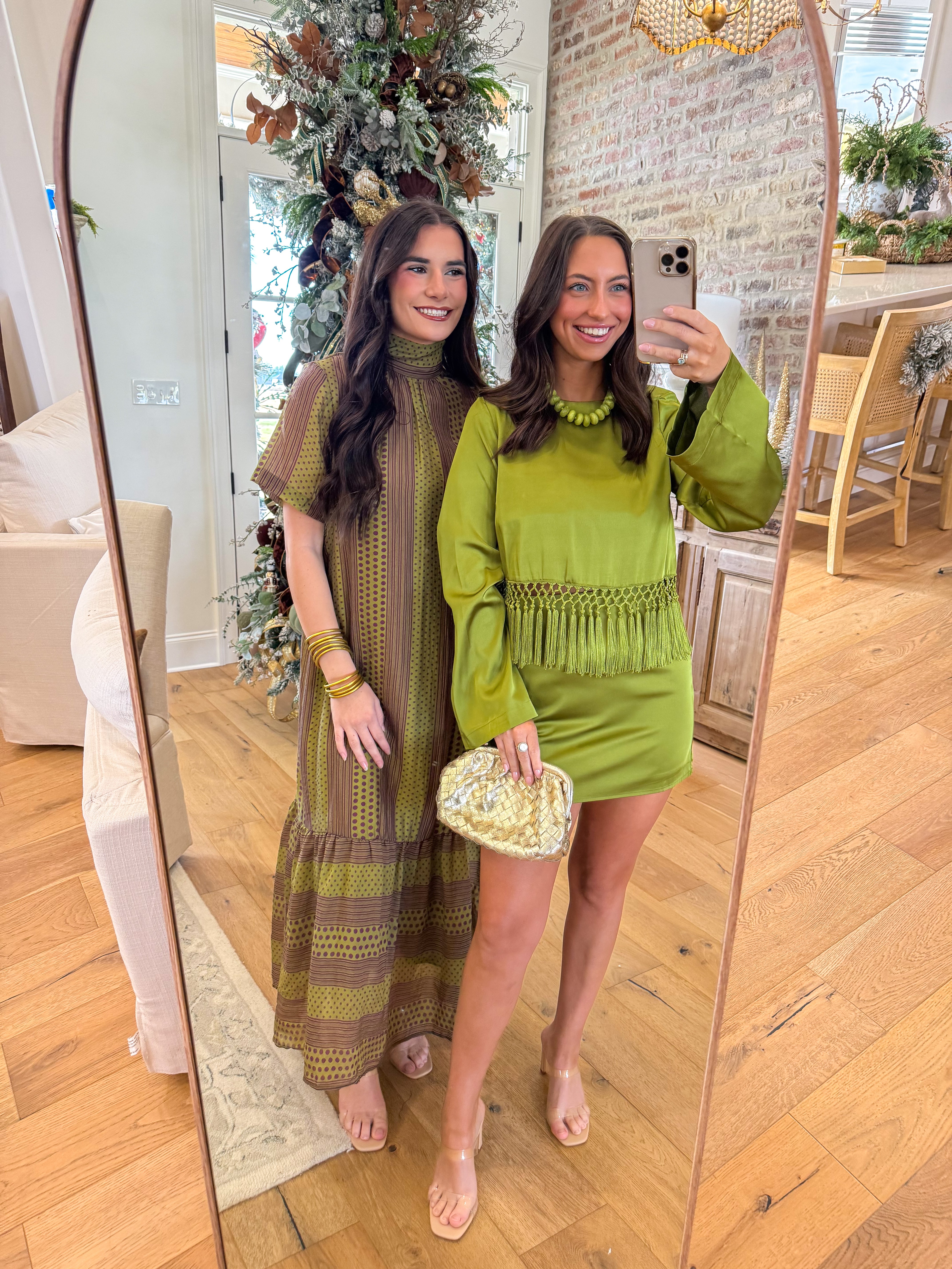 Chartreuse Dream Satin Set