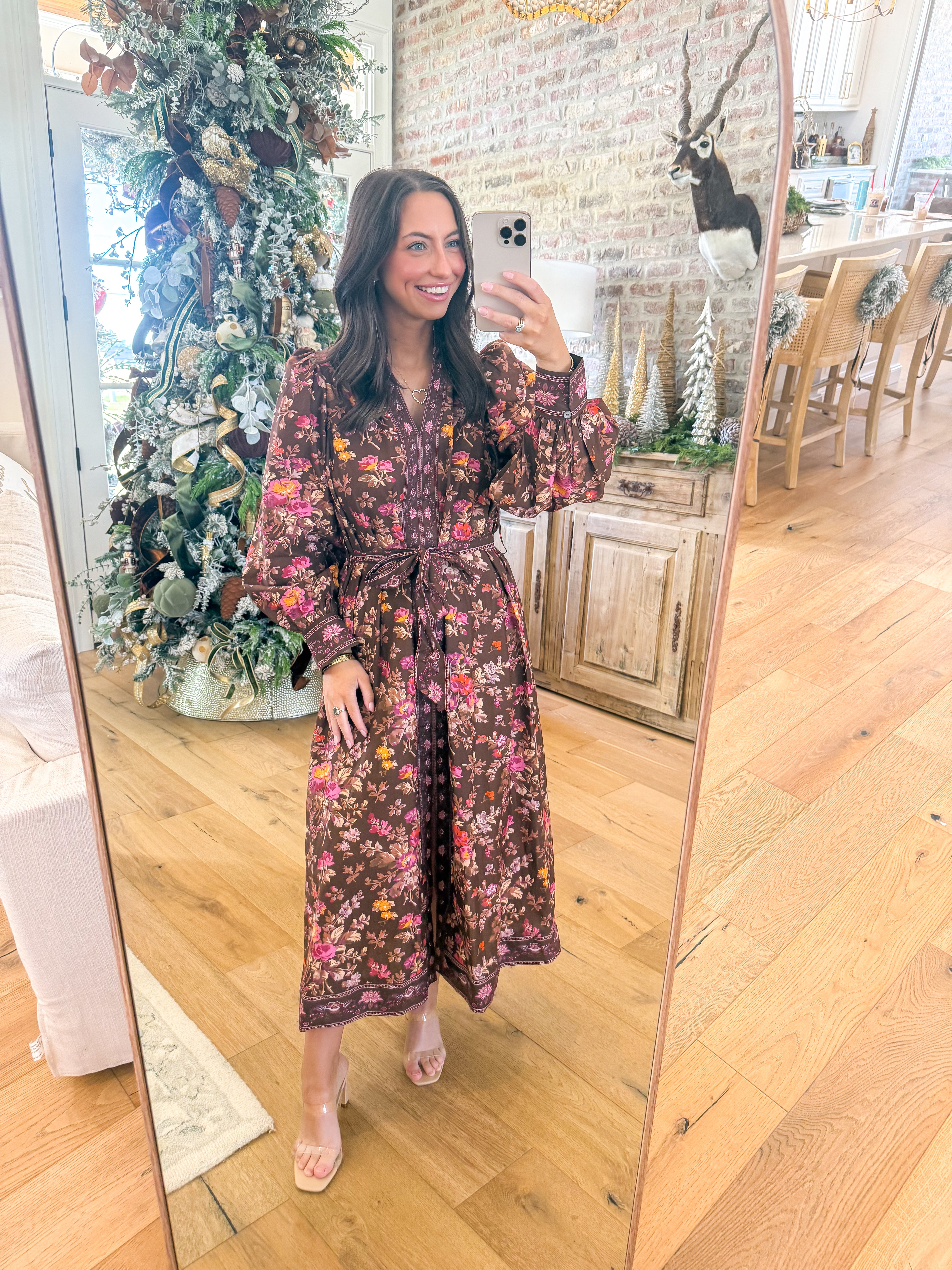 The Magnolia Bloom Midi Dress