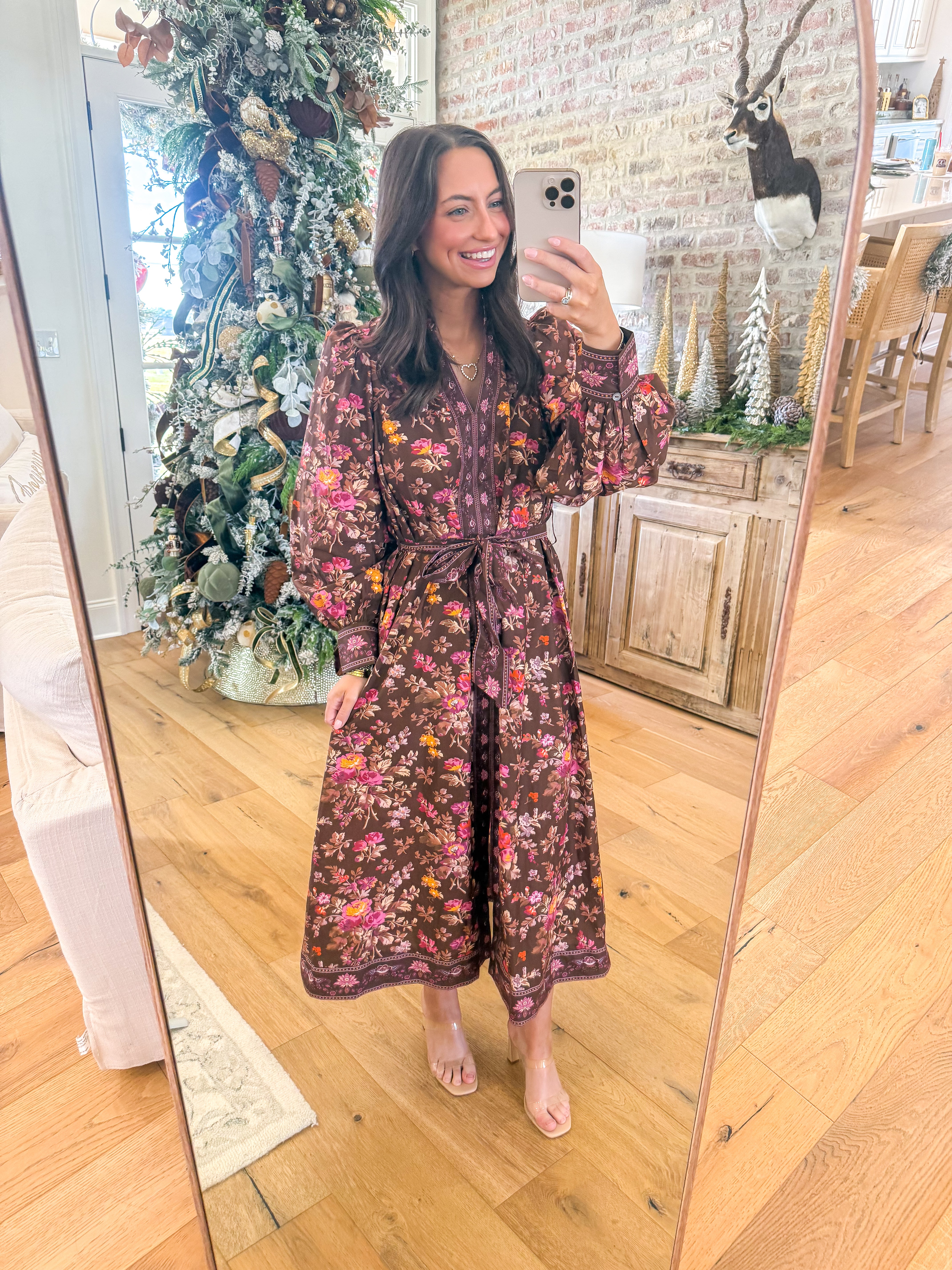 The Magnolia Bloom Midi Dress