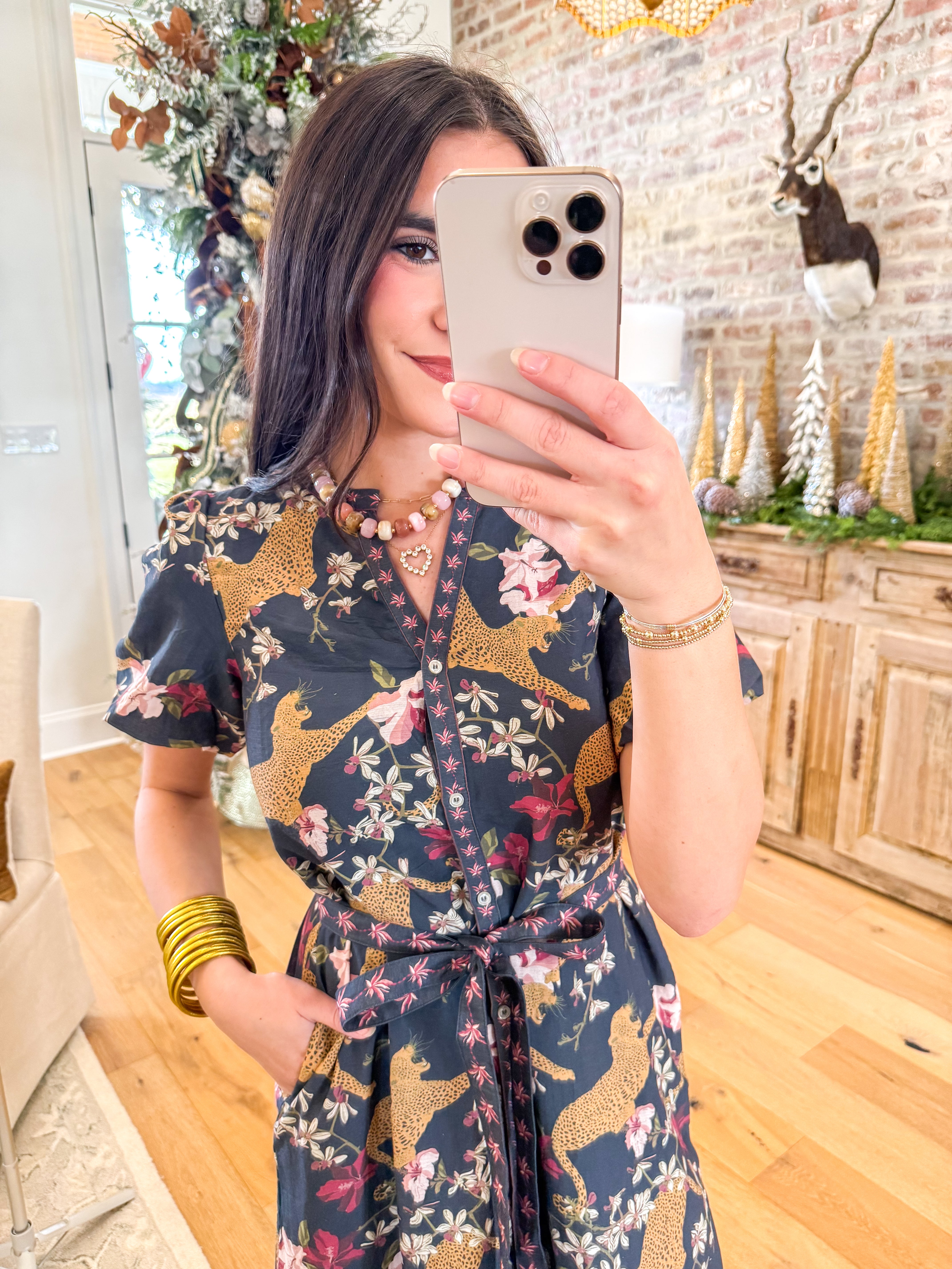 Wild About Blooms Midi Dress