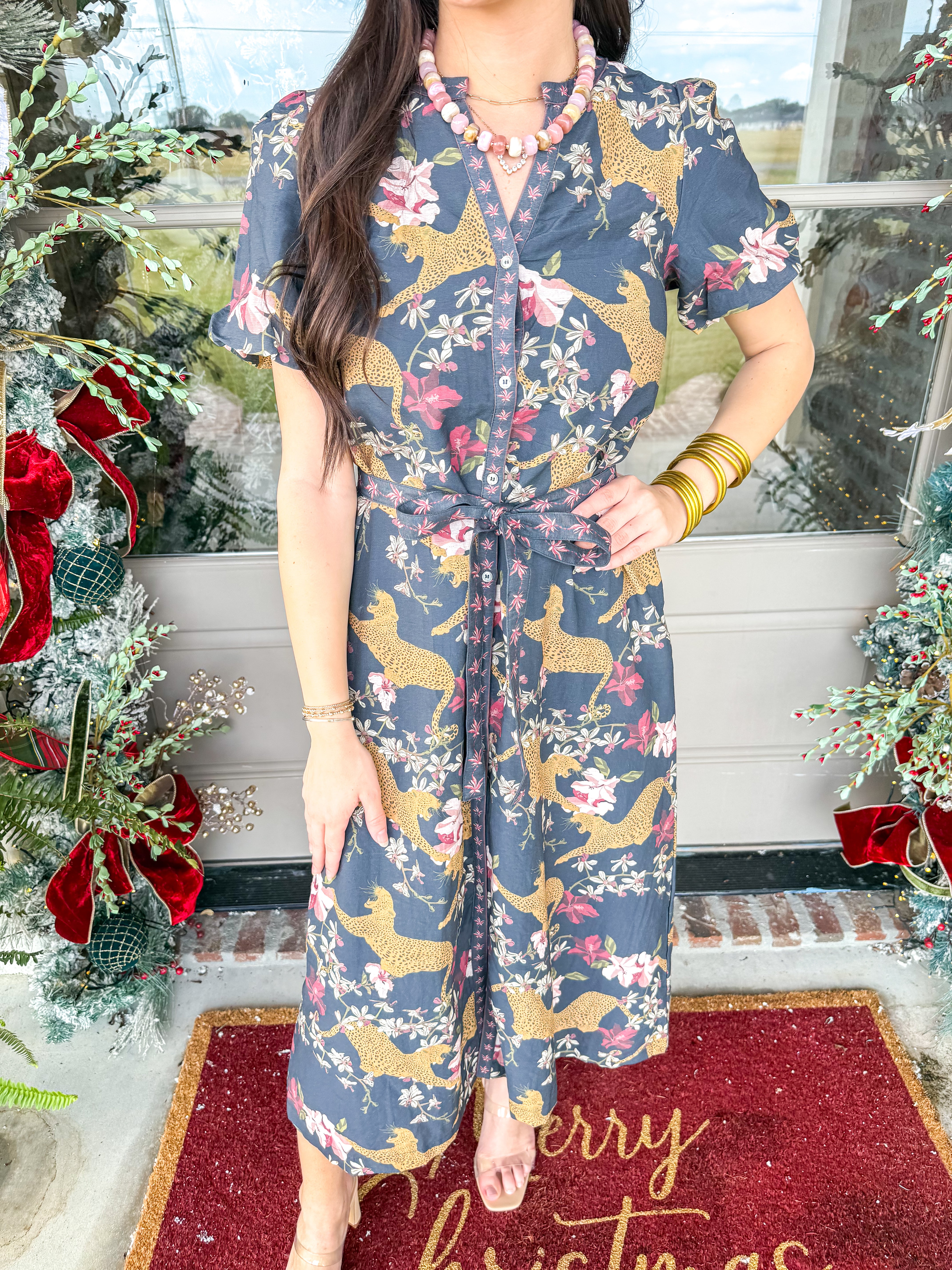 Wild About Blooms Midi Dress