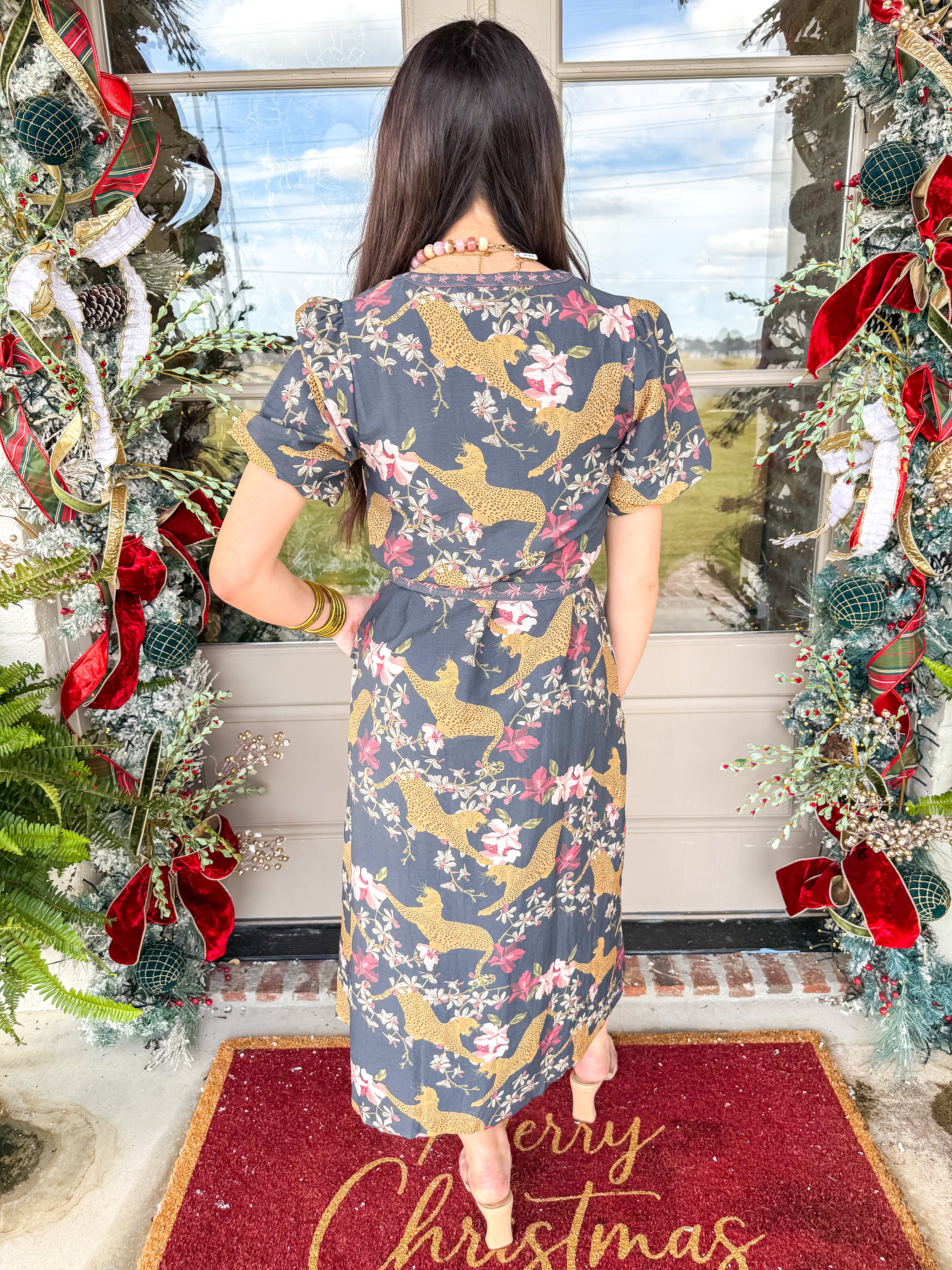 Wild About Blooms Midi Dress