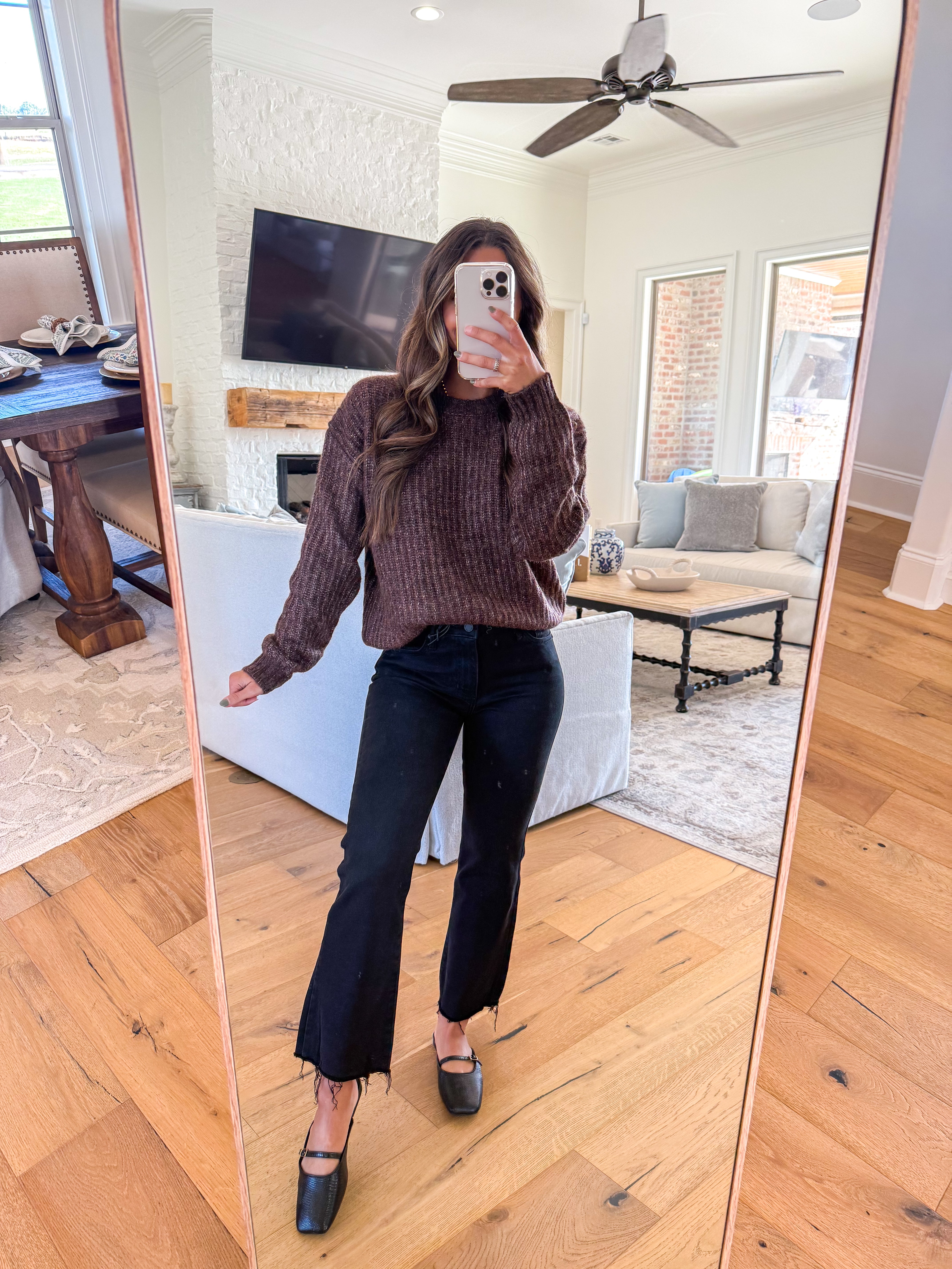 Archer Crewneck Sweater Brown