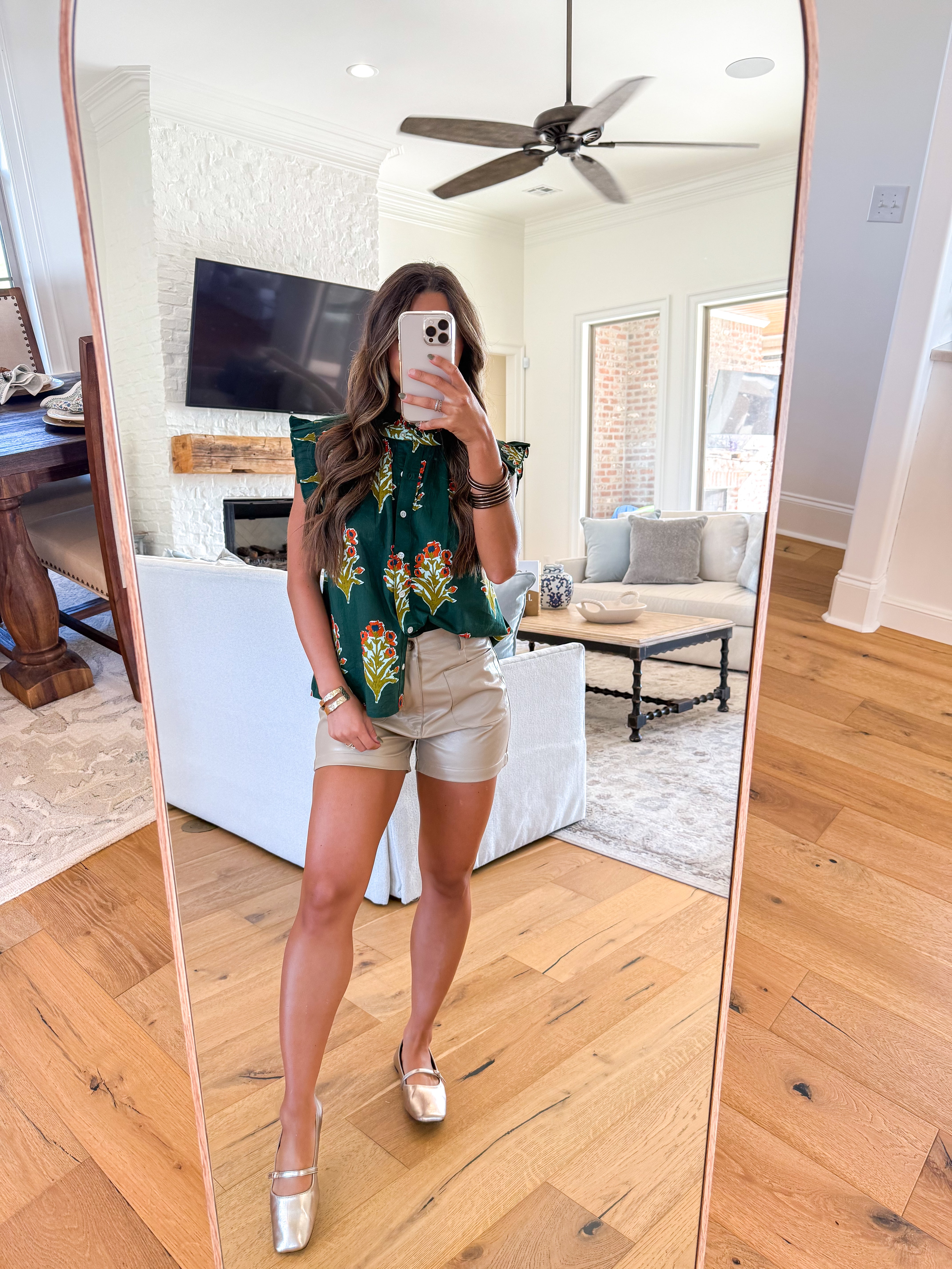 Willow Fern Floral Blouse