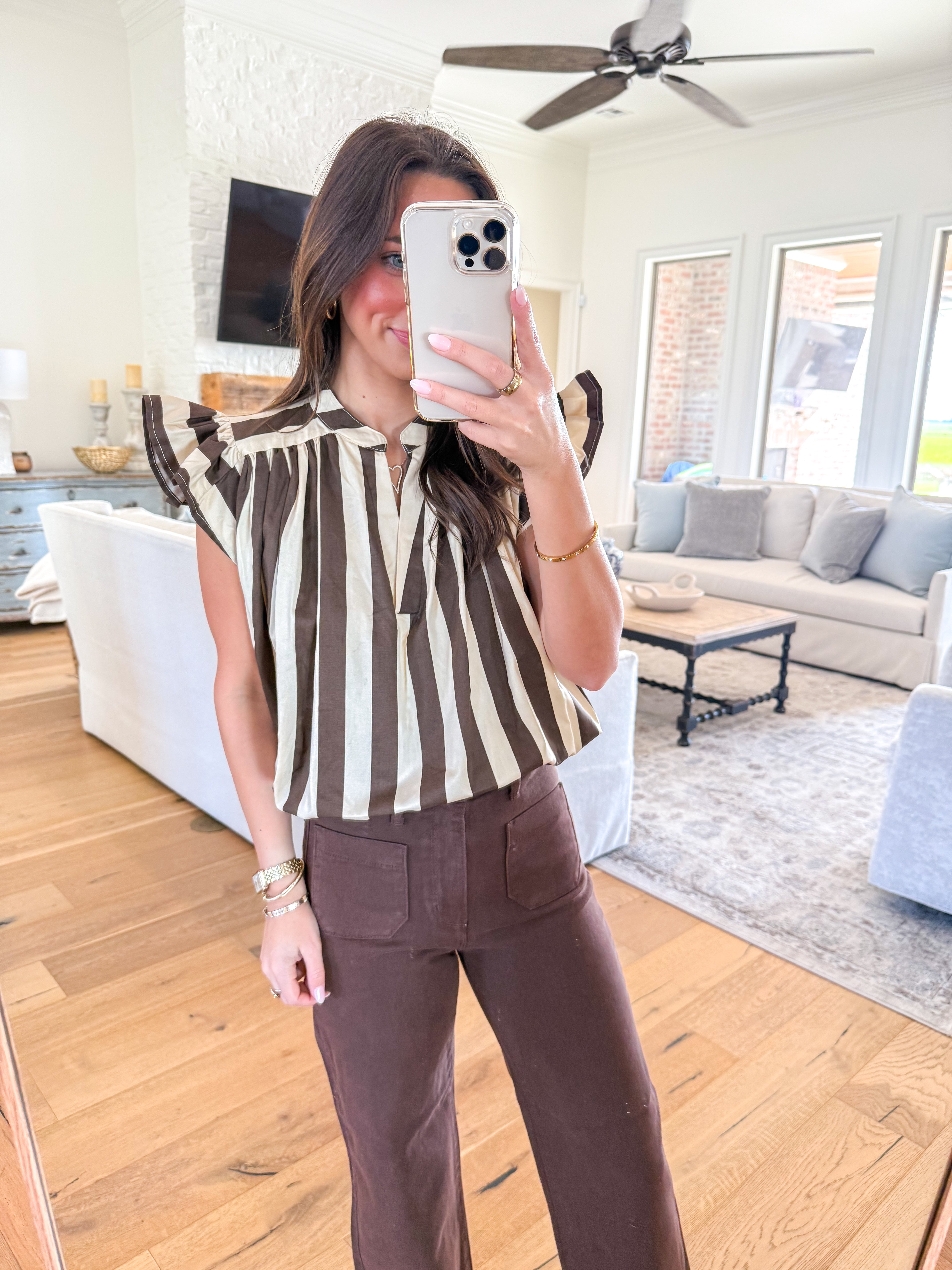 Camden Striped Blouse