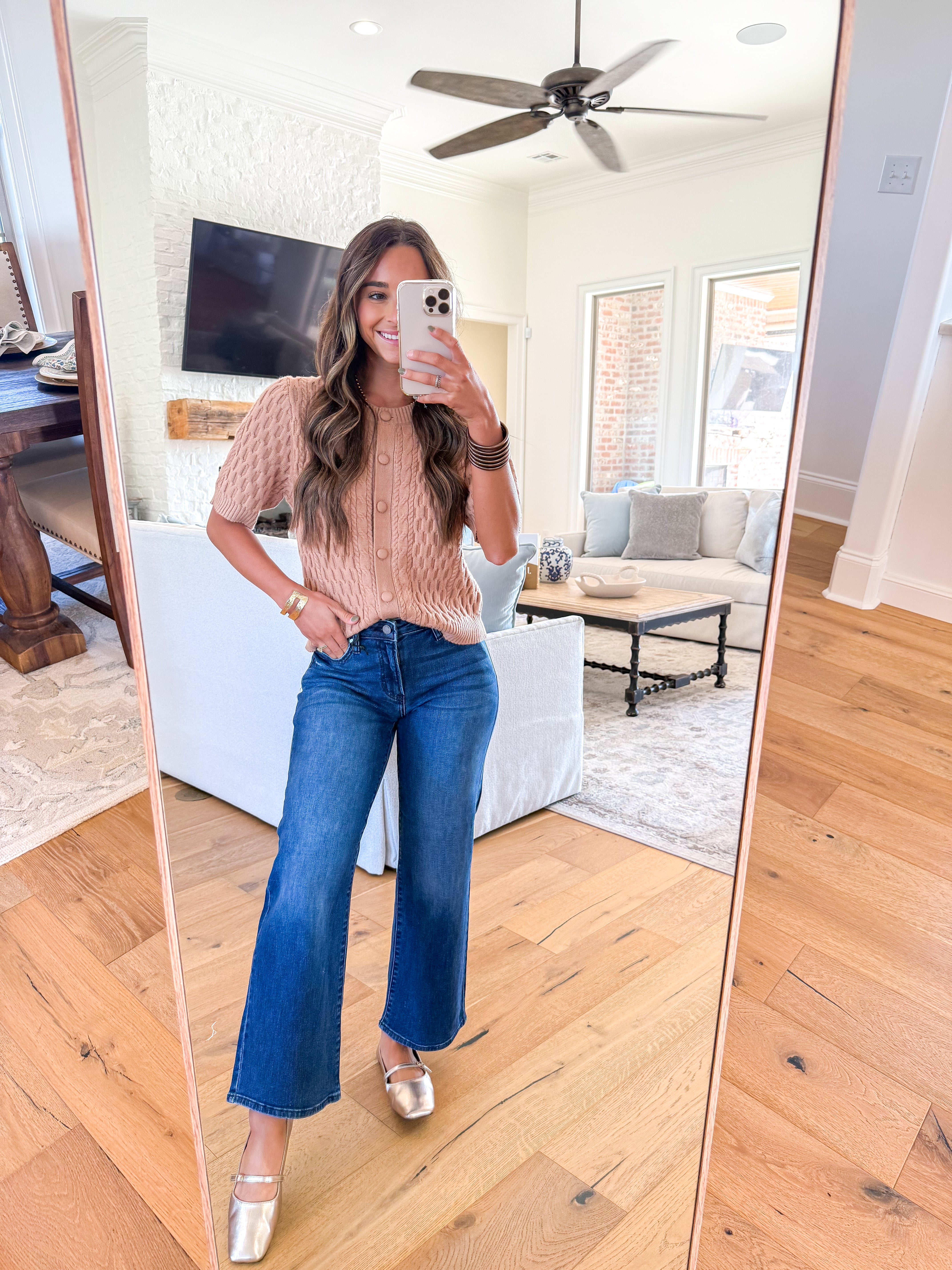 Dark Denim Petite Slim Wide Leg