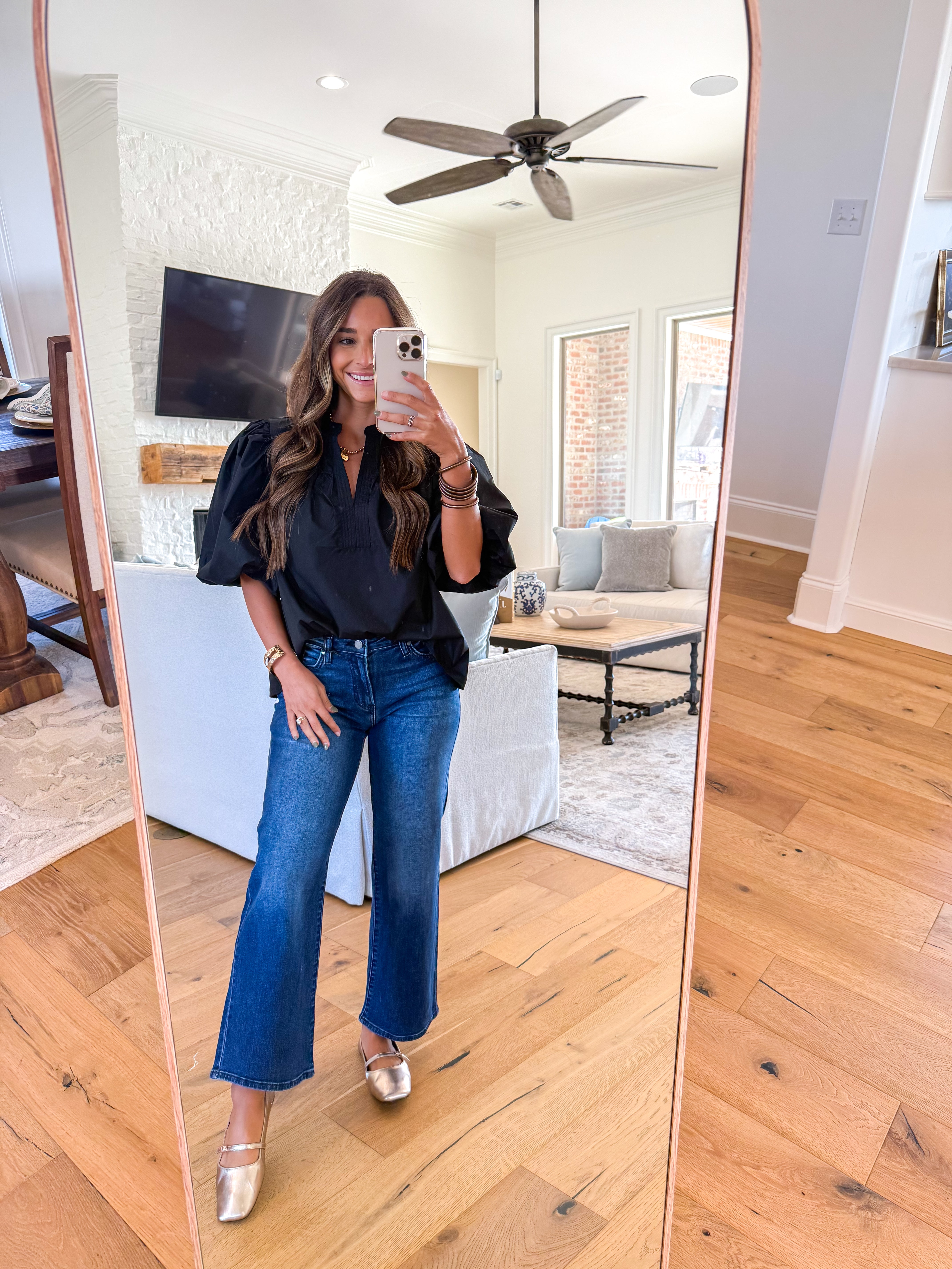 Dark Denim Petite Slim Wide Leg