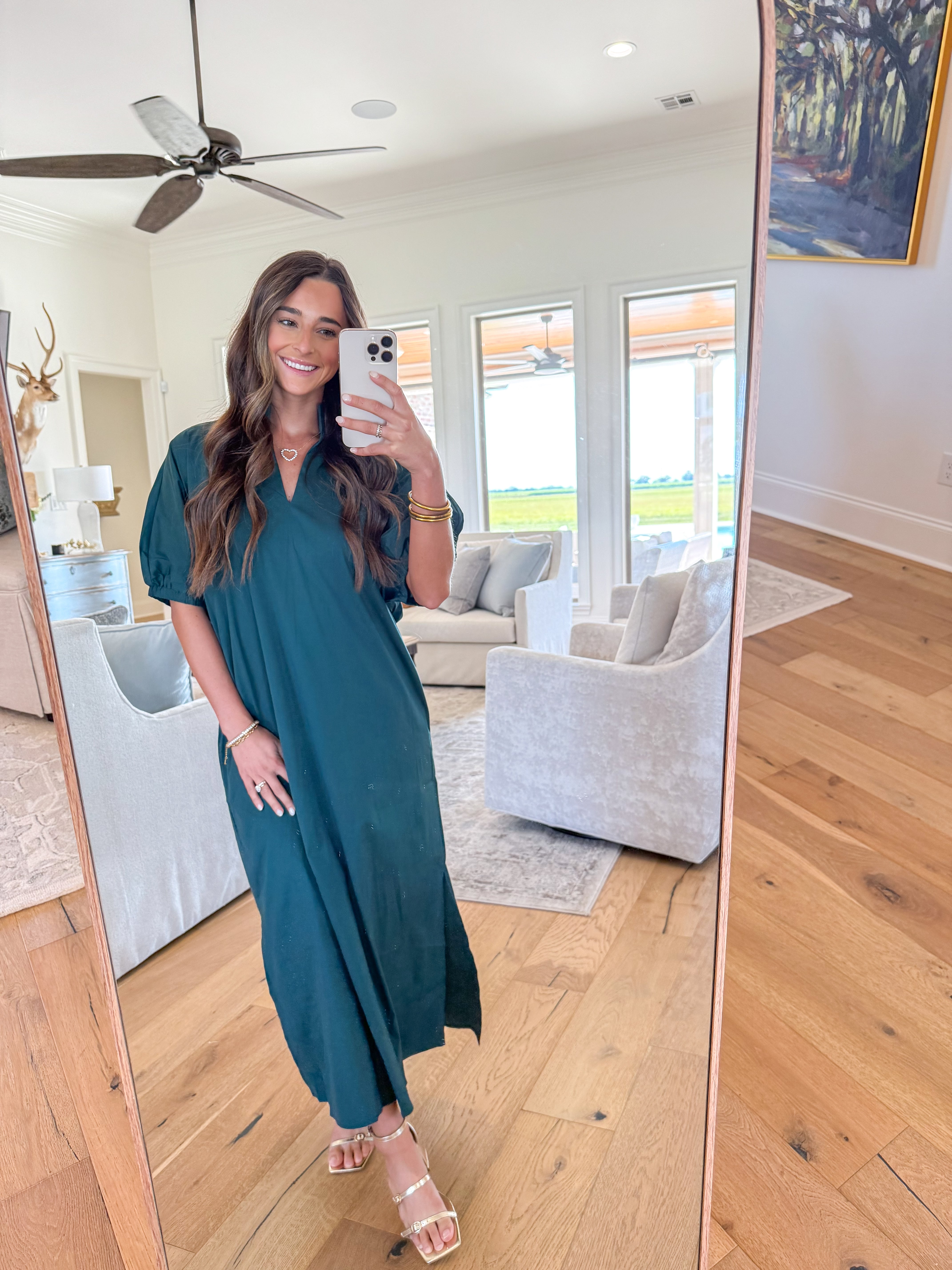 Sable Hunter Green Midi