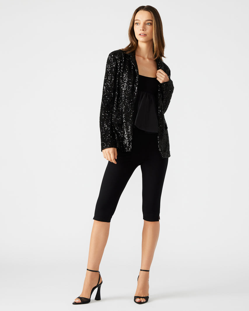 Payton Blazer Black Sequin