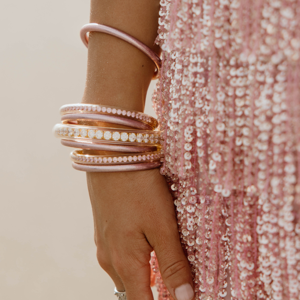 Ice Rose All Weather Bangles® (AWB®) - Set of 6