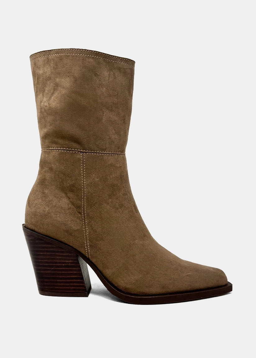 Venice Taupe Suede Boots