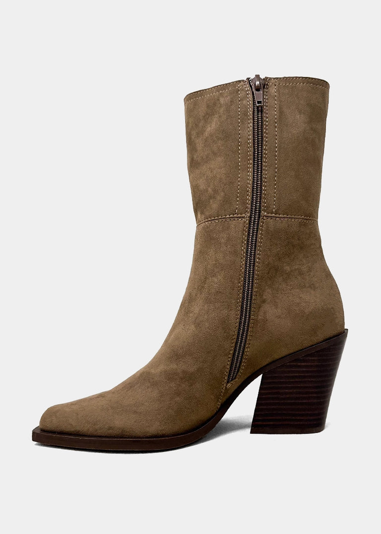 Venice Taupe Suede Boots