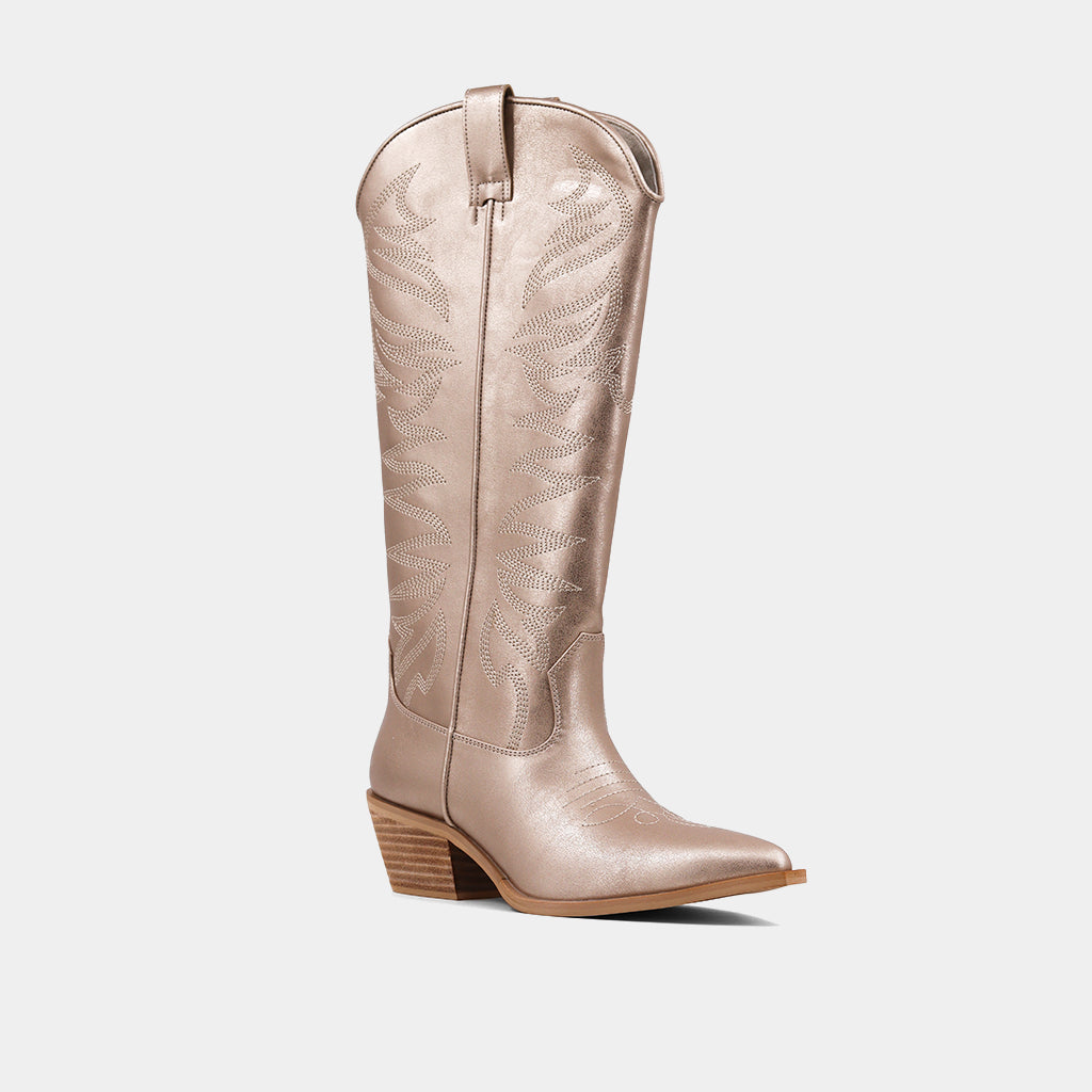 Zerena Gold Boots