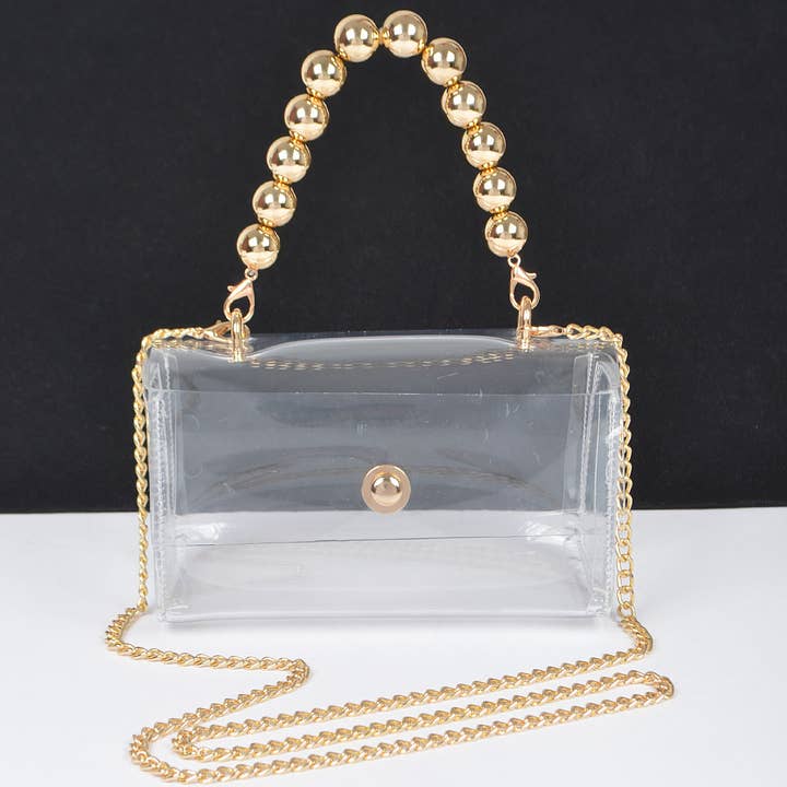 Transparent CCB Handle Flap Clutch (PREORDER 08/10)