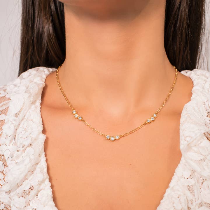 Leigh Paperclip Necklace