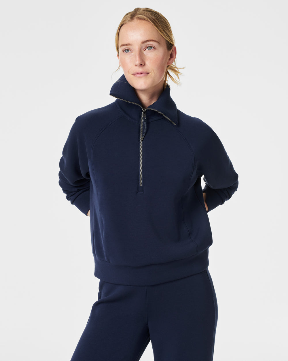 Air Essentials Half Zip Navy