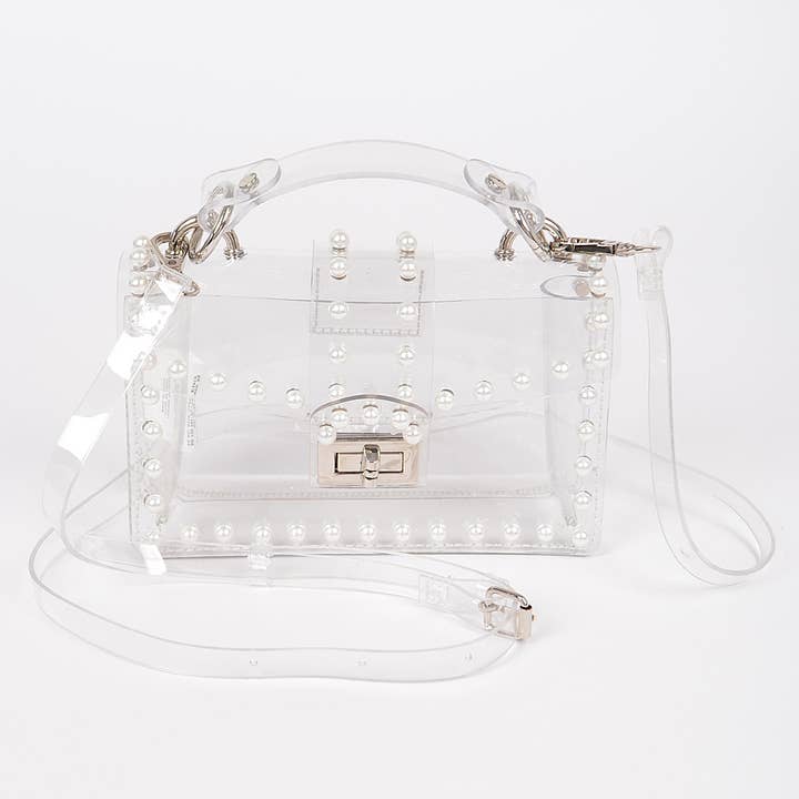 Victoria Pearl Transparent Purse