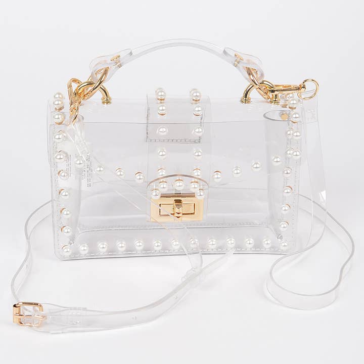 Victoria Pearl Transparent Purse (PREORDER 08/10)