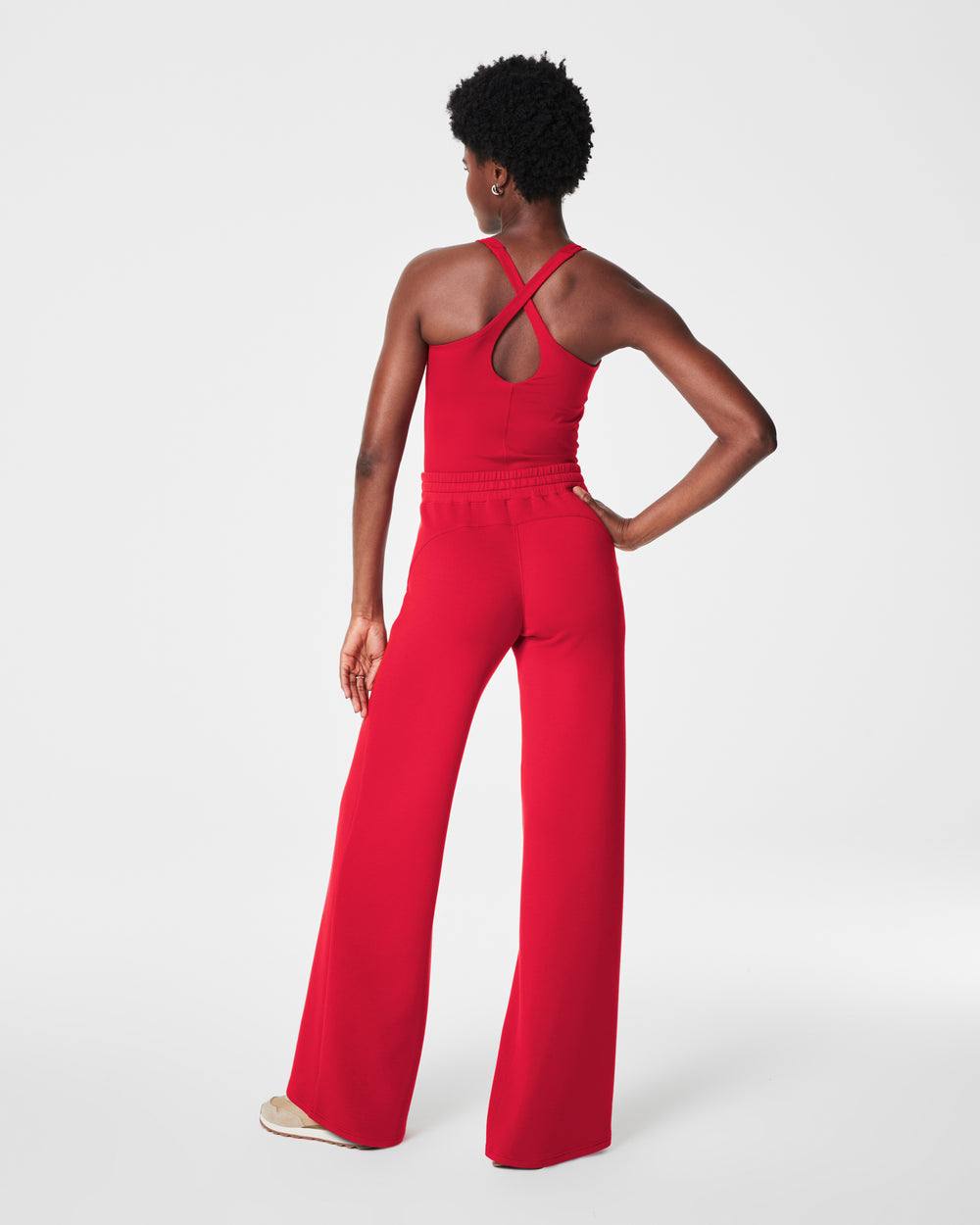 Air Essentials Wide Leg Pant Red