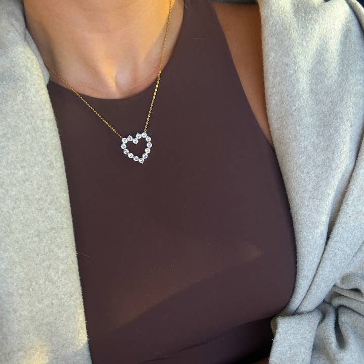 Diamond Heart Necklace