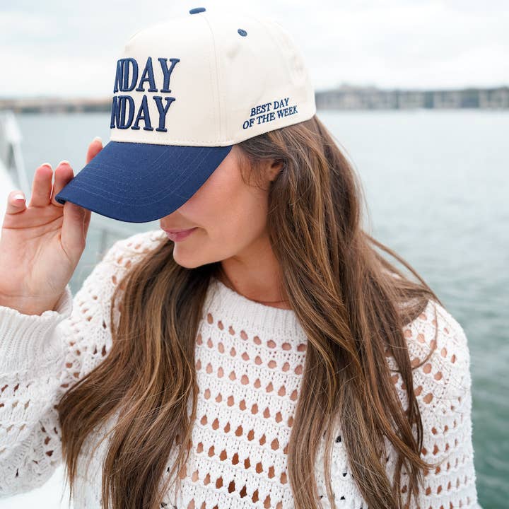 Sunday Funday Trucker Hat - Navy