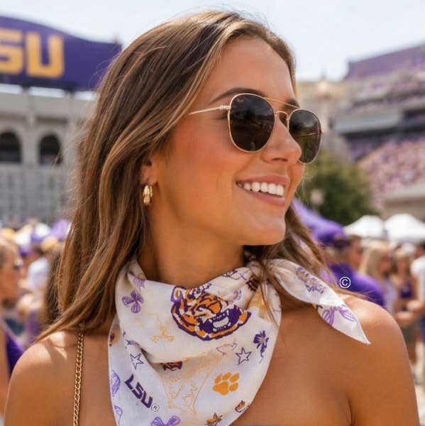 LSU Tiger Bandana (PREORDER 08/20)