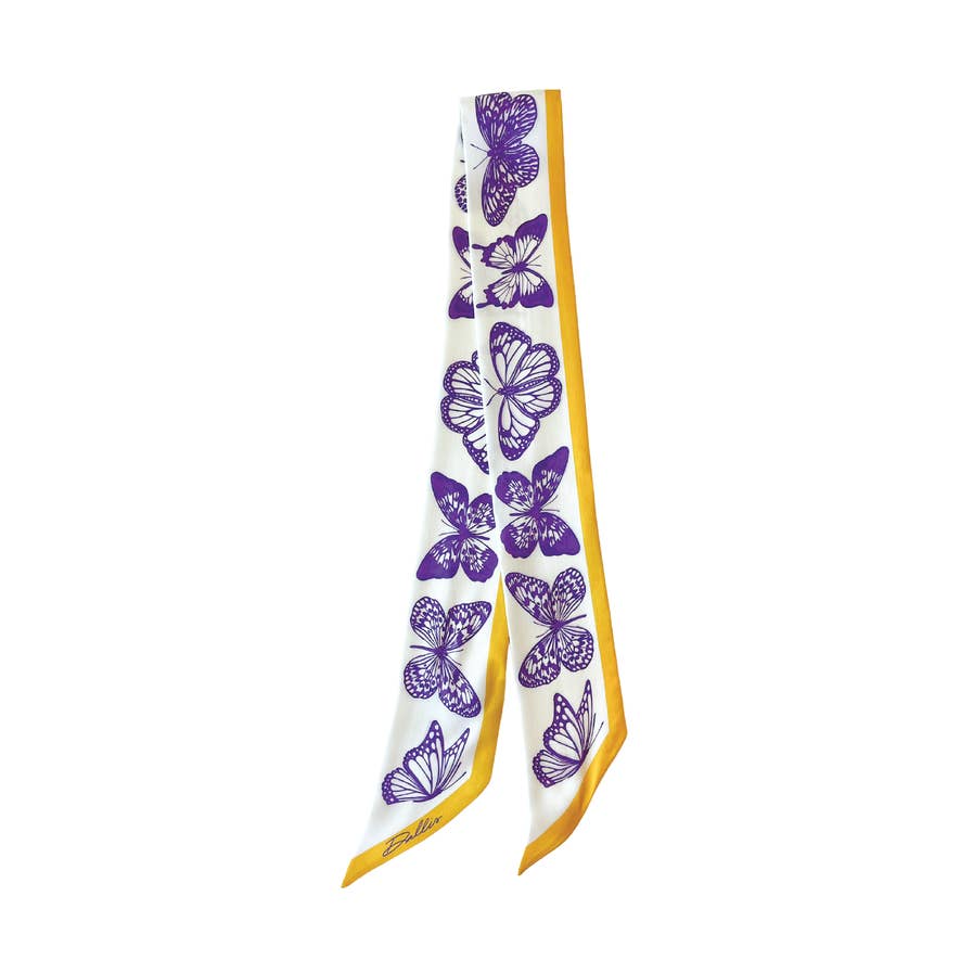 The Mariposa Twilly in Purple & Gold