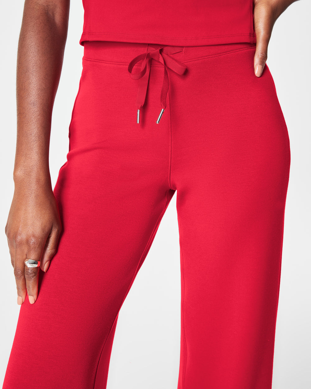 Air Essentials Wide Leg Pant Red