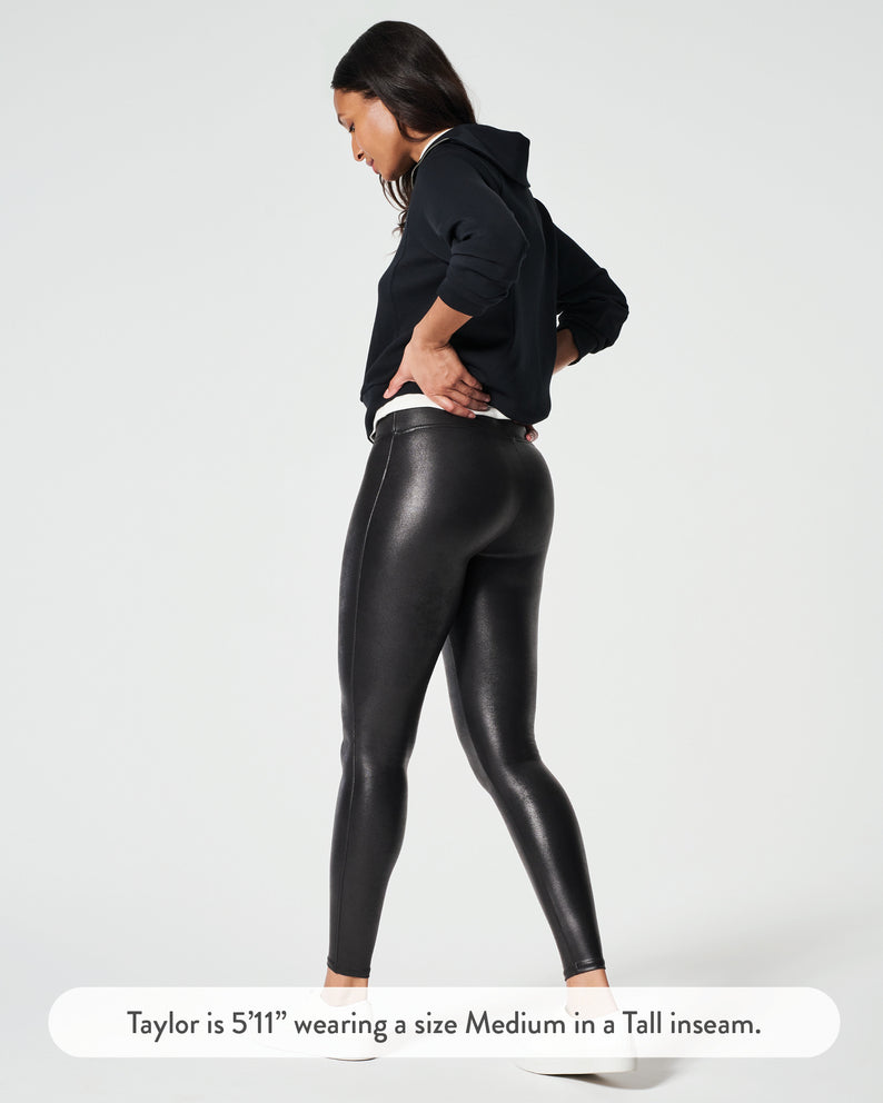 Spanx Leather Leggings Petite